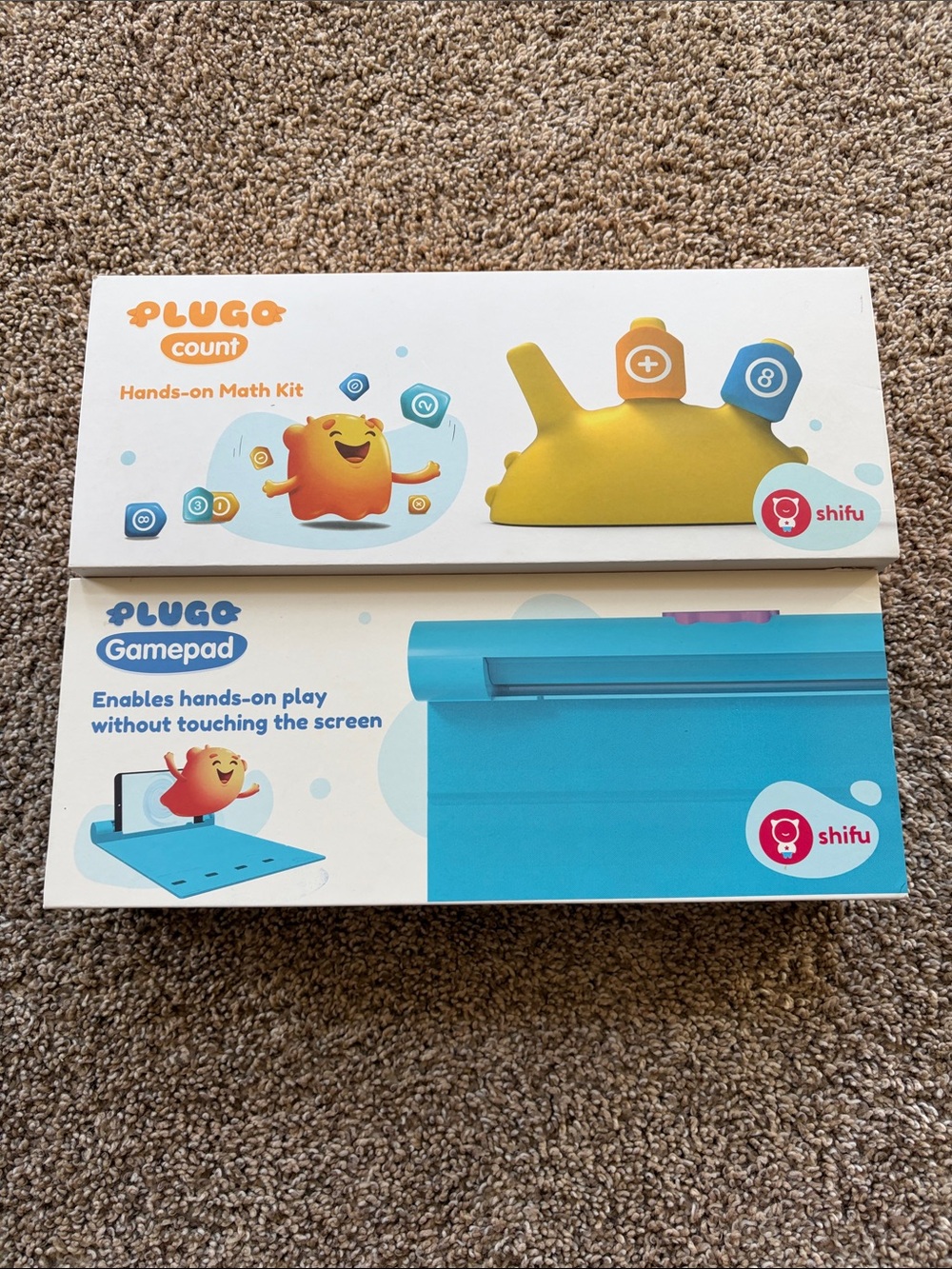 Shifu Plugo Count & Gamepad Math Play Set - Yellow & Blue